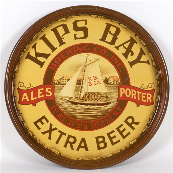 Kips Bay Brewing Sailboat Beer Tray
